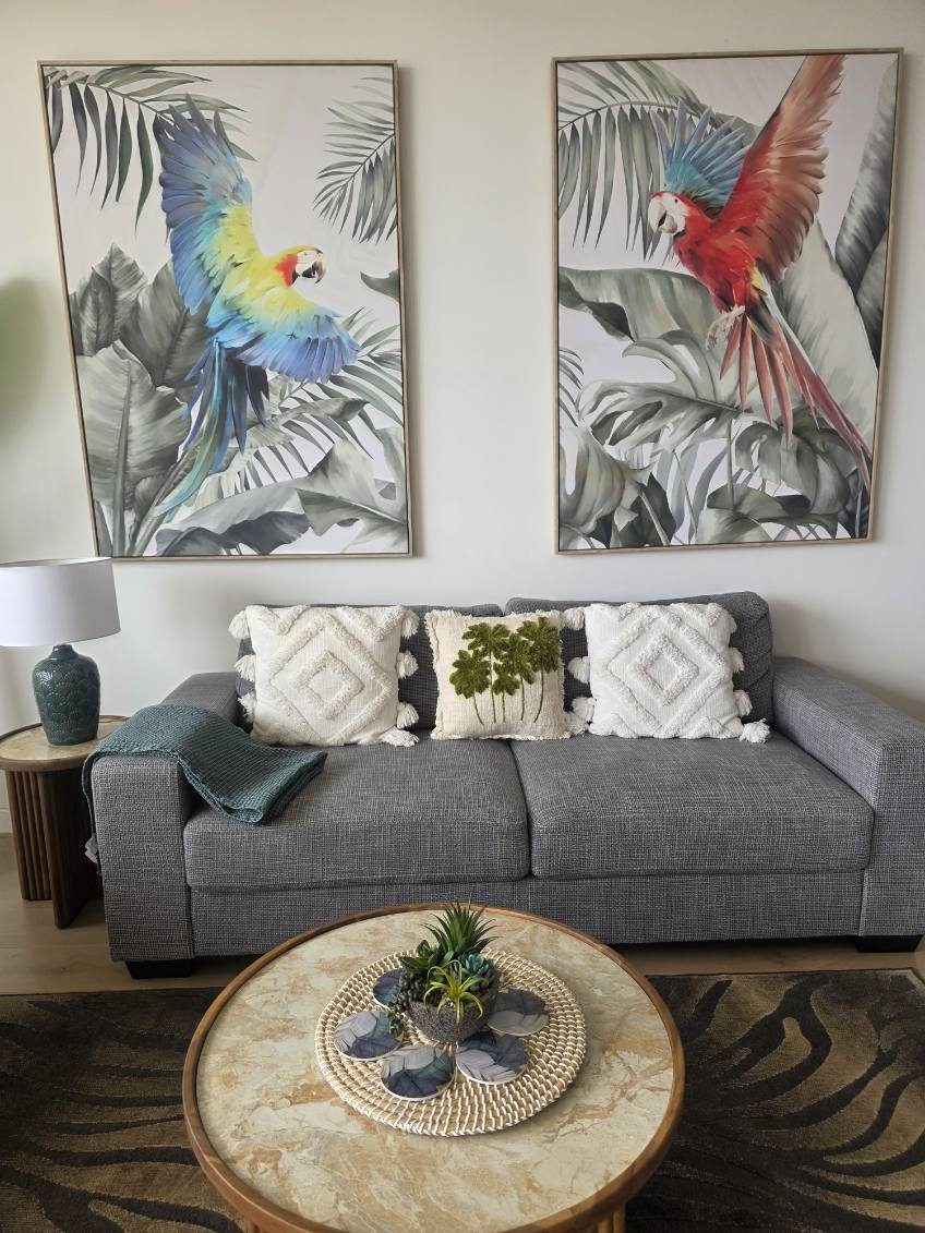 Clean living room after regular cleaning